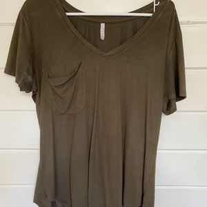 Z-Supply Faux-Suede Top